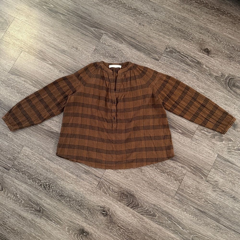 Vanessa Bruno Nipoa Carreaux Blouse